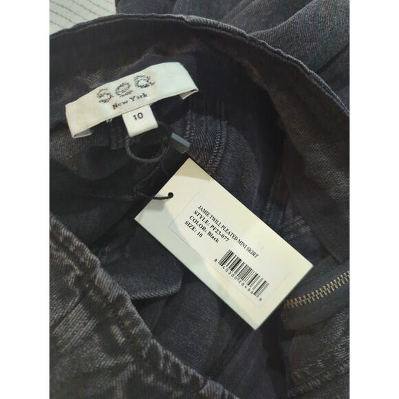 Sea New York Jamie Twill Pleated Mini Skirt NWT - Picture 3 of 5